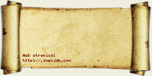 Danica Džinić vizit kartica